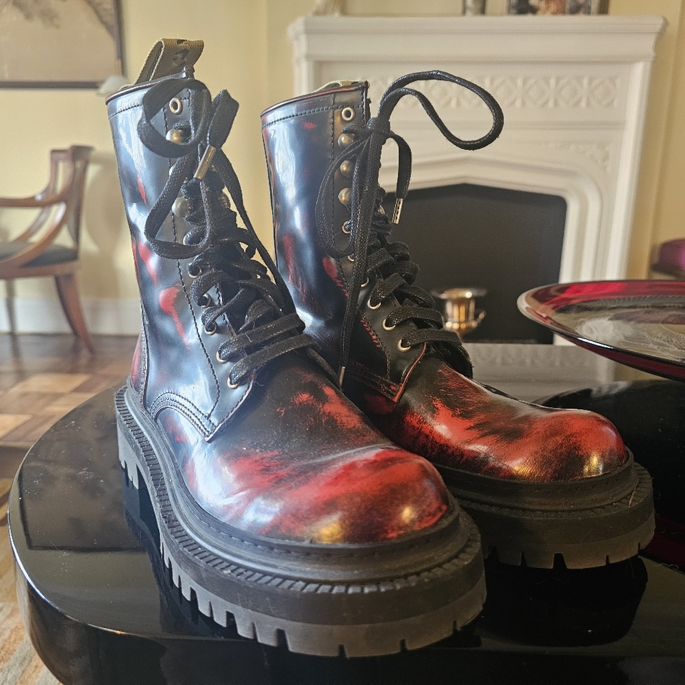 Camper Lab Eki Combat Boots View 4